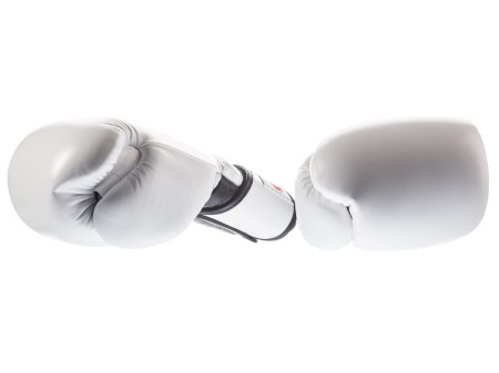 Fairtex Rękawice bokserskie BGV6 - white/black "ANGULAR SPARRING"
