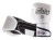 Fairtex Rękawice bokserskie BGV6 - white/black "ANGULAR SPARRING"