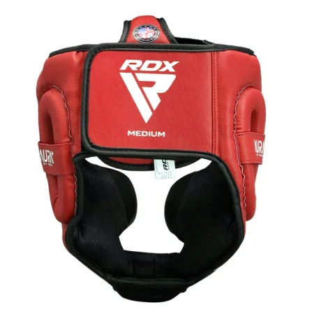 RDX kask bokserski sparingowy - AURA T-17 - czerwony