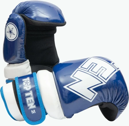 Top Ten Rękawice Pointfighter “Glossy Block” niebieskie