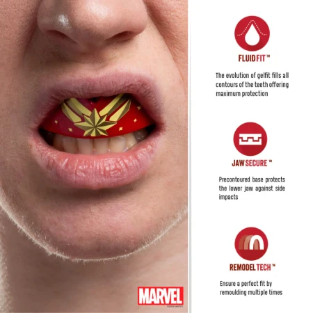 SafeJawz Marvel Captain Marvel - ochraniacz zębów