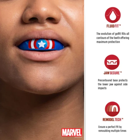 SafeJawz Marvel Captain America - ochraniacz zębów