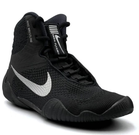 Nike buty zapaśnicze TAWA - czarno/srebrne