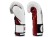 Fairtex Rękawice bokserskie BGV9 - white/red palm/black piping "Mexican Style"
