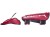 Fairtex Ochraniacze piszczela i stopy SP7 - red "PERFECT TWISTER"