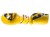Fairtex Rękawice bokserskie BGV1-N - yellow/black