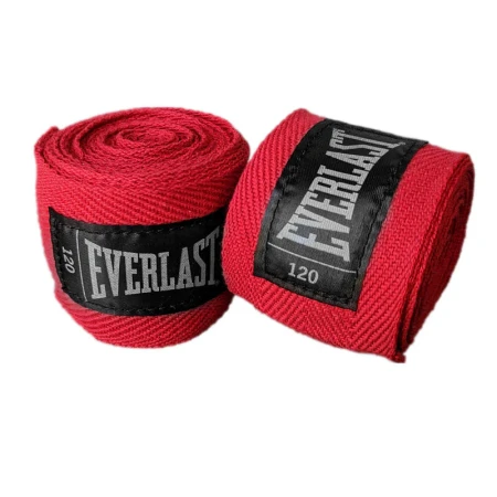 Everlast Bandaże bokserskie / owijki Core - czerwone - 3m