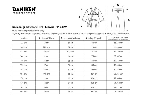 Karate-gi KYOKUSHIN - 1104