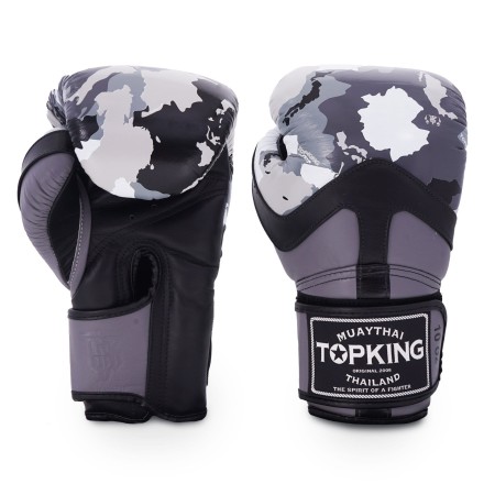 Top King Rękawice bokserskie TKBGCF-GY "CAMOUFLAGE" gray
