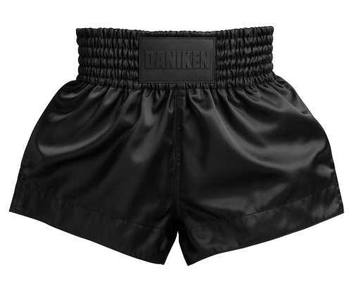 spodenki Muay Thai czarne Daniken Essential