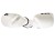 Fairtex Rękawice bokserskie BGV14 (white/black piping) "Microfiber"