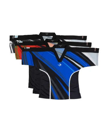 Century Koszulka do kickboxingu C-GEAR Integrity 2.0 WAKO - czarno niebieska