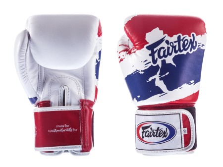Fairtex Rękawice bokserskie BGV1 thai flag "Thai Pride" BOX