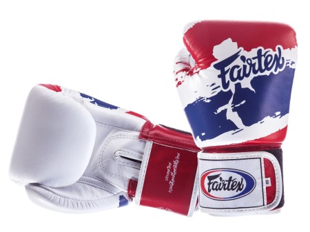 Fairtex Rękawice bokserskie BGV1 thai flag "Thai Pride" BOX