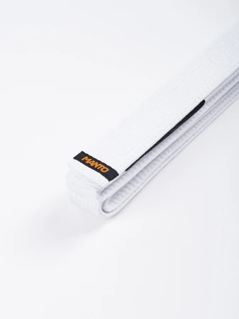 MANTO pas do BJJ LABEL biały - A2