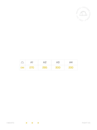 MANTO pas do BJJ LABEL biały - A2