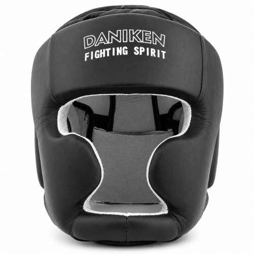 Daniken Ochraniacz głowy/kask SPARRING-PRO - skóra czarny