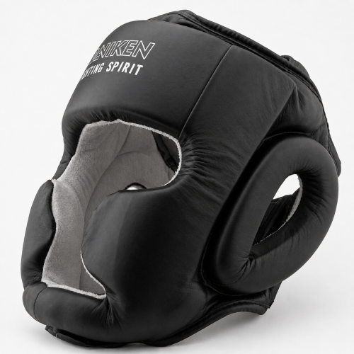 Daniken Ochraniacz głowy/kask SPARRING-PRO - skóra czarny