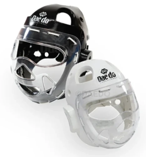 Daedo Ochraniacz głowy/ kask - maska plastikowa czarny