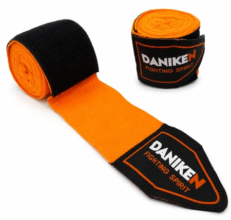 Daniken Bandaże bokserskie CLASSIC 2,5 m - pomarańczowe