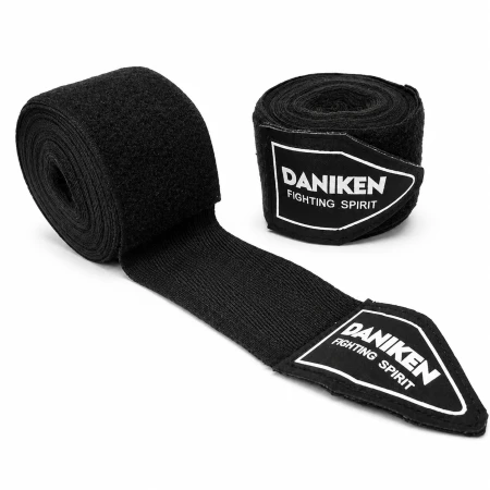 Daniken bandaże bokserskie Competition 4,5 m - czarne