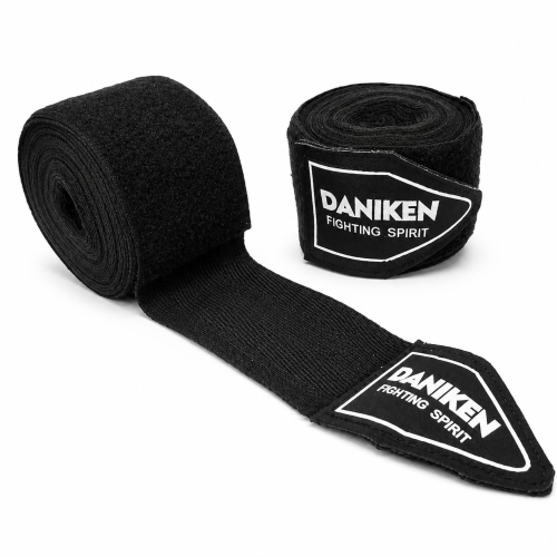 Daniken bandaże bokserskie Competition 4,5 m - czarne