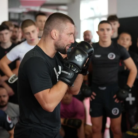 DBX Bushido Rękawice MMA sparingowe - Warrior Black - Legacy Series