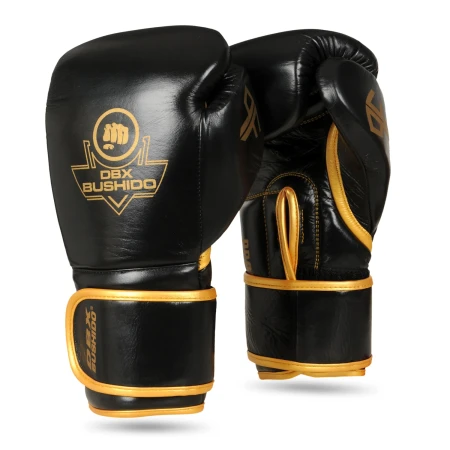 DBX Bushido Rękawice bokserskie wielowarstwowe - ProFighter Gold - Legacy Series