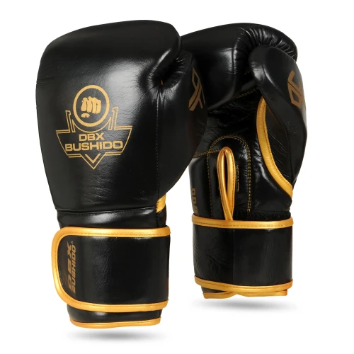 DBX Bushido Rękawice bokserskie wielowarstwowe - ProFighter Gold - Legacy Series
