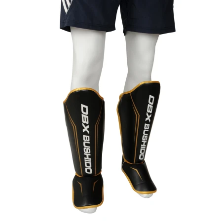 DBX Bushido Ochraniacze na piszczele - ProFighter gold