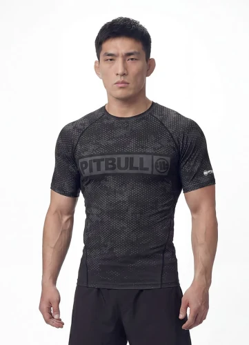 Pitbull Rashguard HEX CAMO HILLTOP - oliwkowy