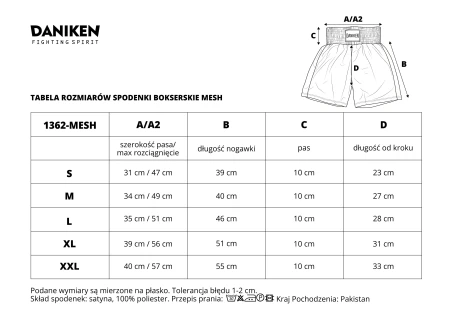 Daniken Spodenki bokserskie Mesh - niebieskie