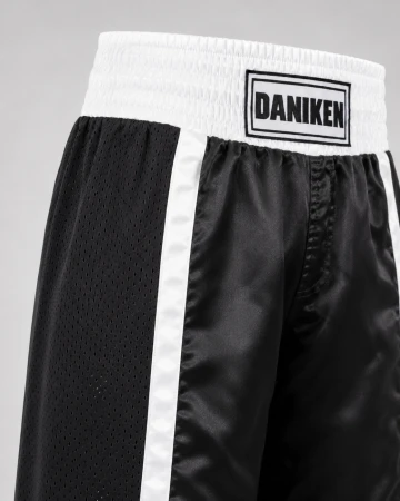 Daniken Spodnie MESH kickboxing / treningowe - czarno/białe