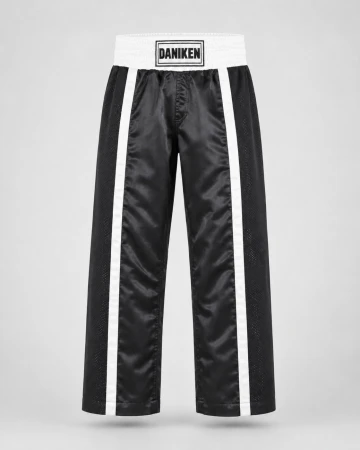 Daniken Spodnie MESH kickboxing / treningowe - czarno/białe