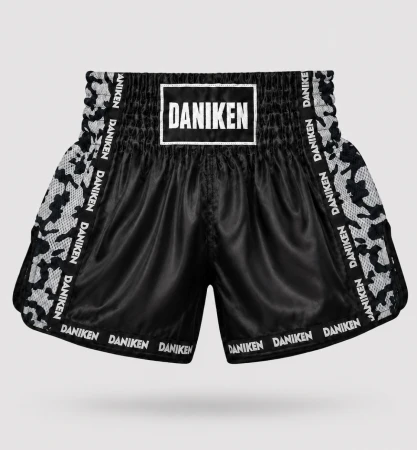 spodenki do Kickboxingu czarne Daniken Camo Special
