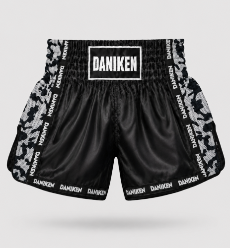 spodenki do Kickboxingu czarne Daniken Camo Special