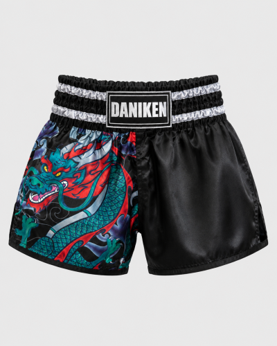 Daniken Spodenki treningowe muay thai PRIME DRAGON - czarne