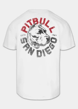 Pitbull Koszulka DOG SD - biała