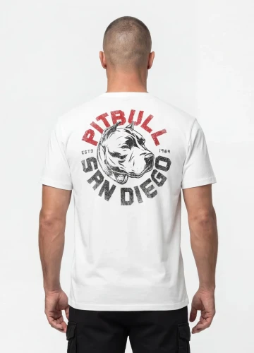Pitbull Koszulka DOG SD - biała