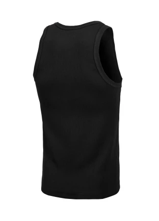 Pitbull Tank Top męski Rib SMALL LOGO - czarna