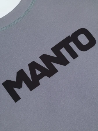 MANTO rashguard LOGO DUAL szary