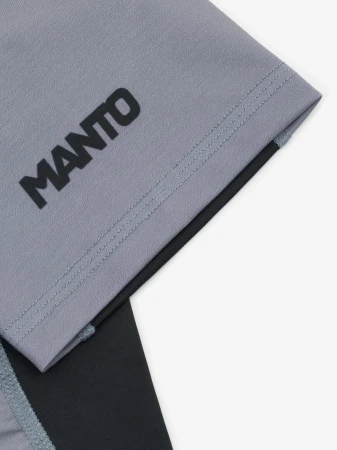 MANTO rashguard LOGO DUAL szary