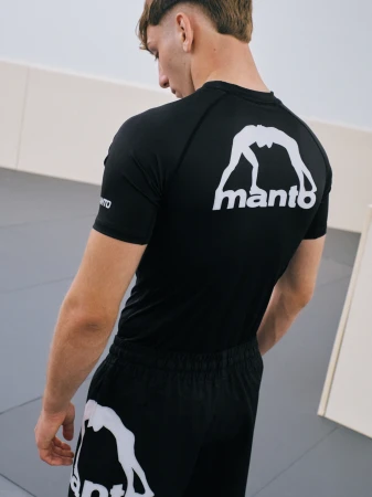 MANTO rashguard LOGO DUAL czarny