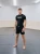 MANTO rashguard LOGO DUAL czarny