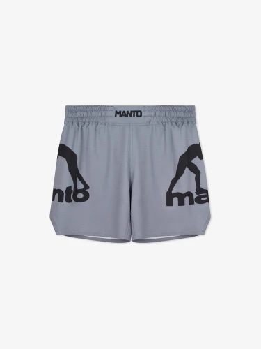 MANTO spodenki LOGO DUAL szare