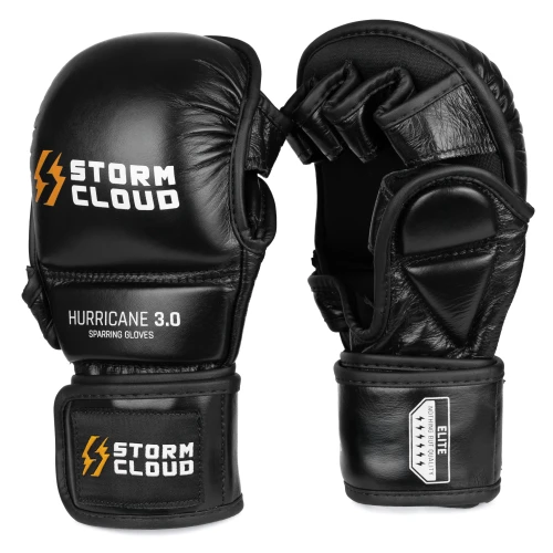 StormCloud Rękawice sparringowe do MMA Hurricane 3.0 7oz - czarno/białe