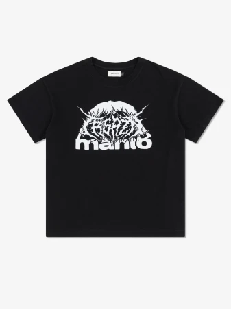MANTO t-shirt TREASURE ZONE OVERSIZE czarny