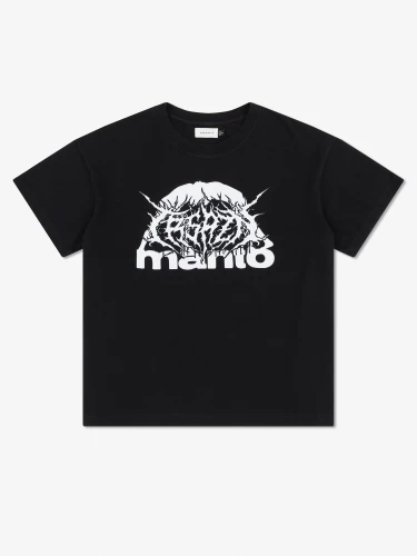 MANTO t-shirt TREASURE ZONE OVERSIZE czarny