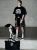 MANTO t-shirt TREASURE ZONE OVERSIZE czarny