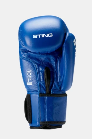Sting Sports Rękawice bokserskie turniejowe World Boxing Competition Approved - niebieskie